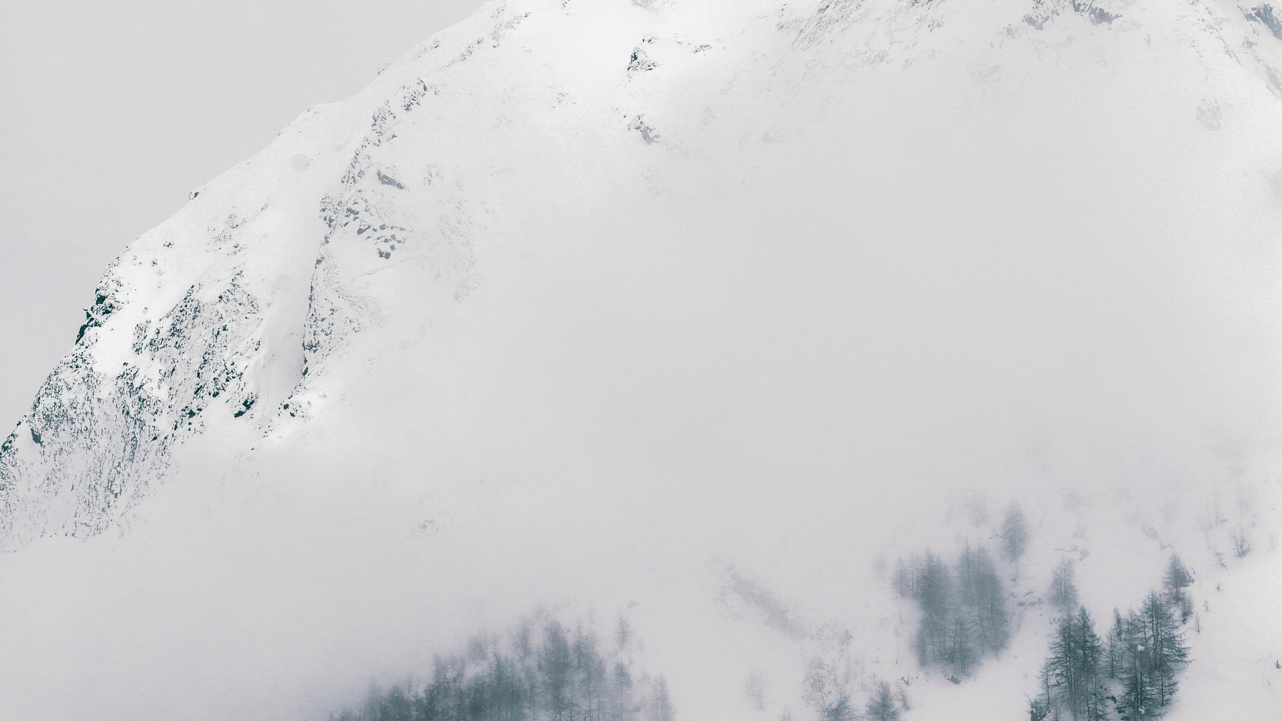 Gebirgspass, Winter, Mount Scenery, Schnee, Nunatak. Wallpaper in 2560x1440 Resolution