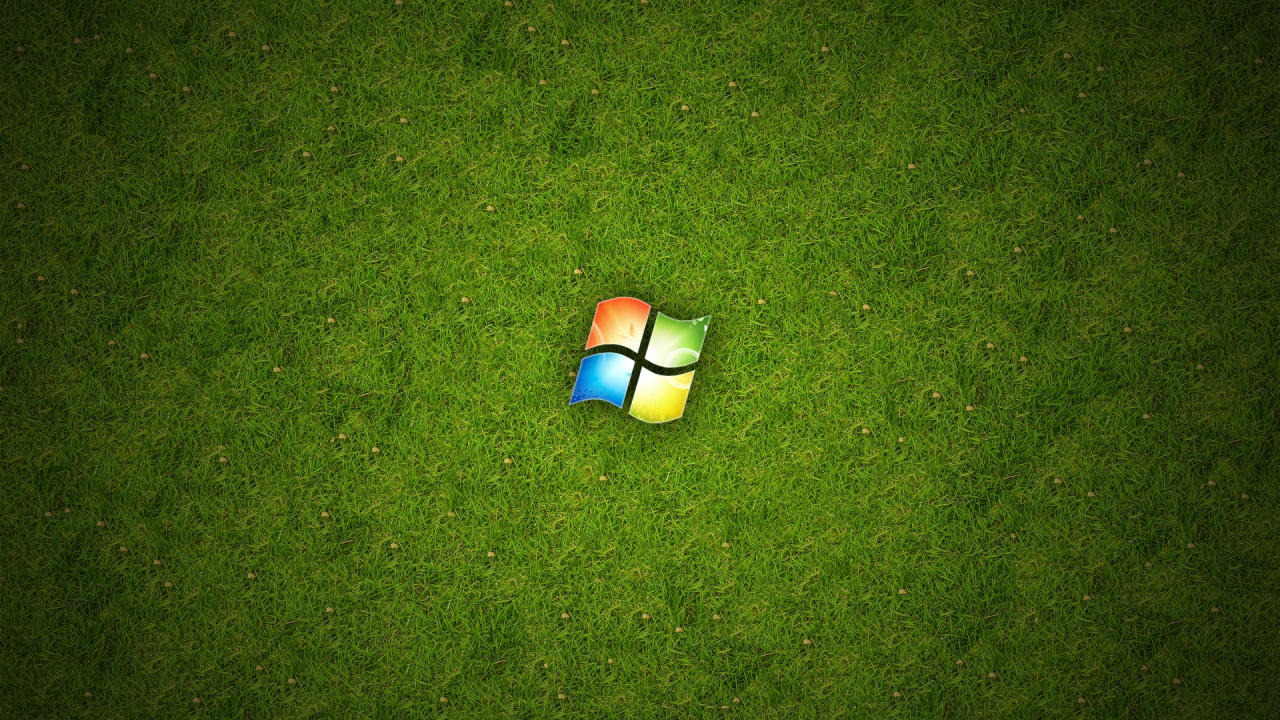 2 Blaue Und Orange Eier Auf Grünem Gras. Wallpaper in 1280x720 Resolution