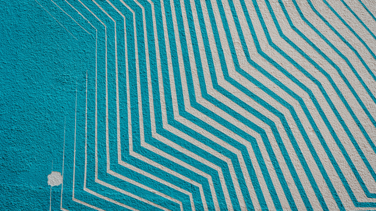 Blau-weißes Chevron-Textil. Wallpaper in 1280x720 Resolution