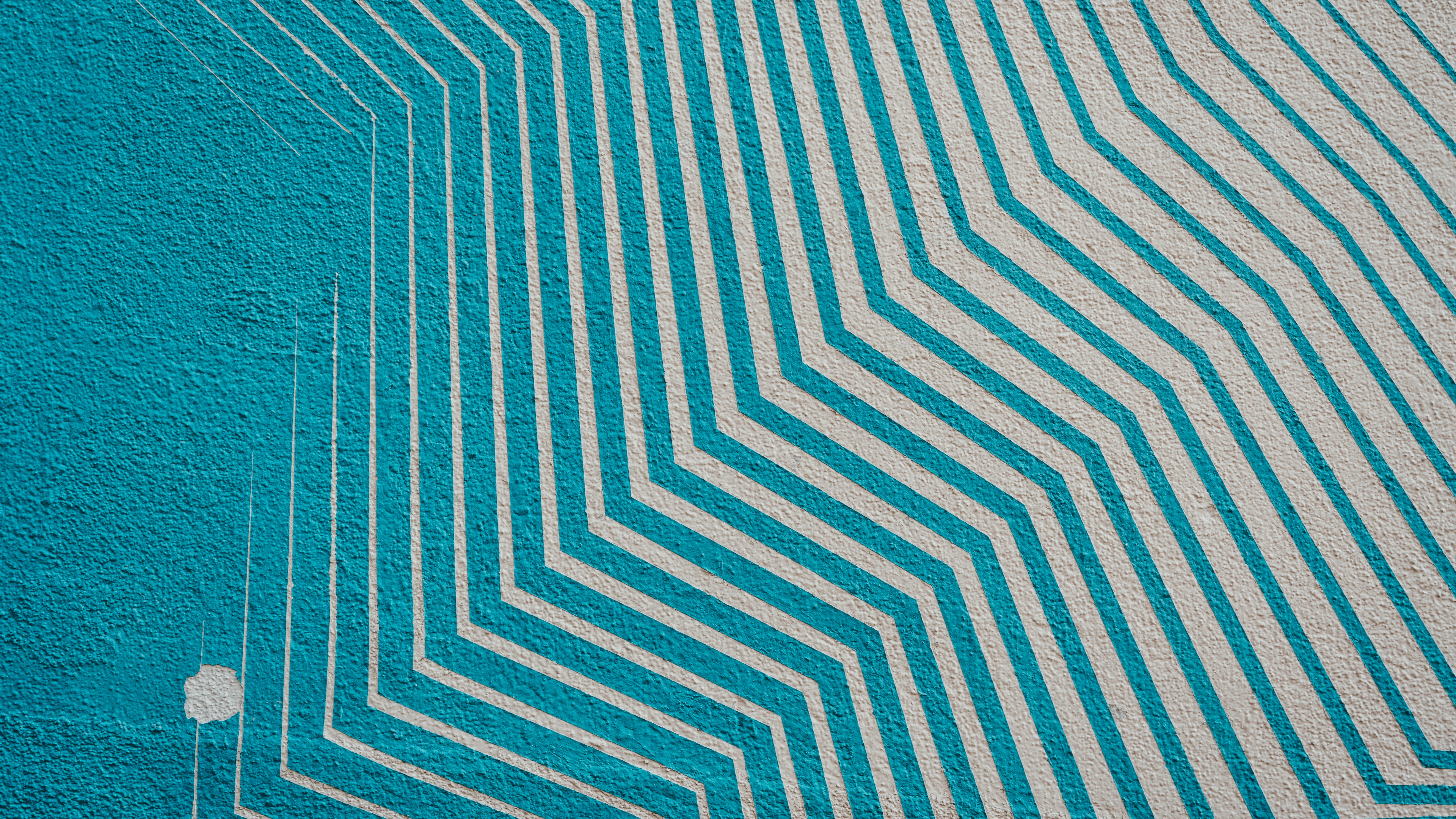 Blau-weißes Chevron-Textil. Wallpaper in 3840x2160 Resolution