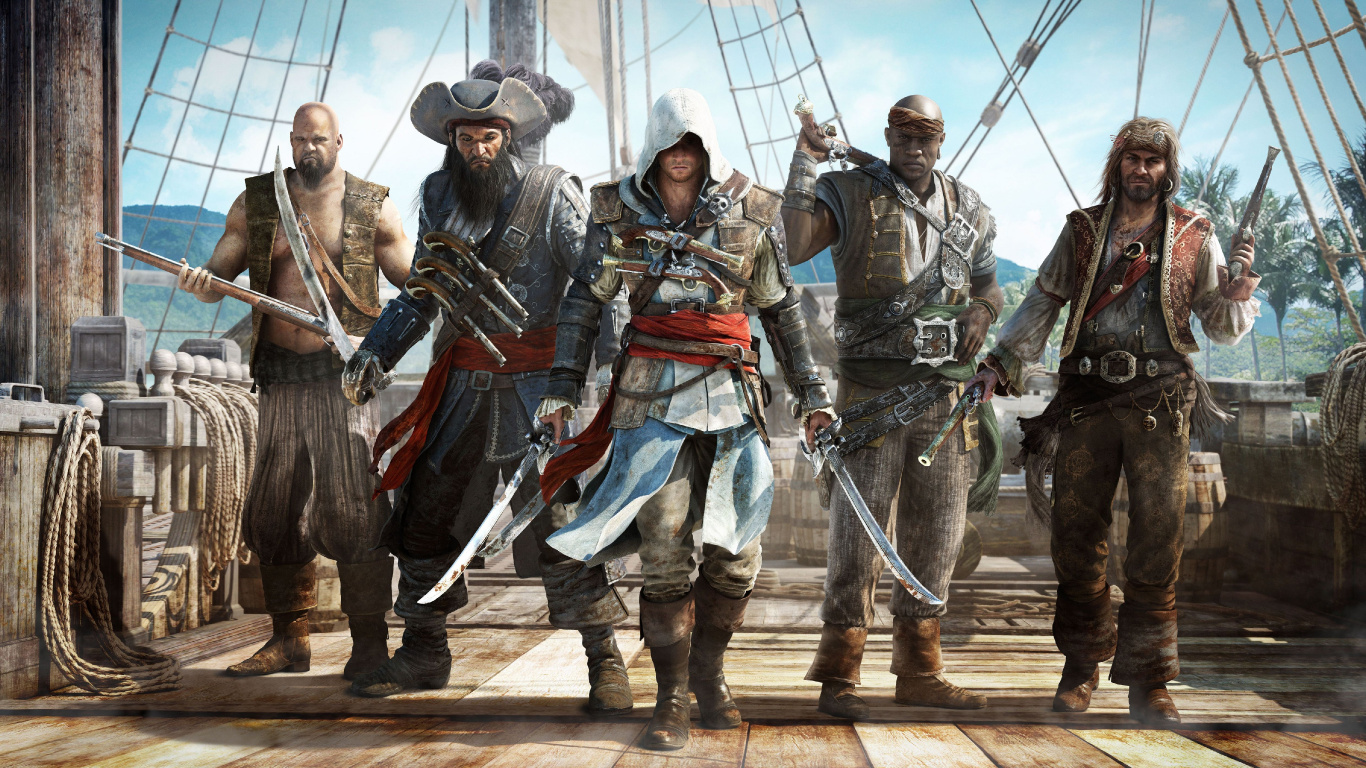 Assassins Creed Black Flag, Soldier, Uniform, Troop, Infantry. Wallpaper in 1366x768 Resolution