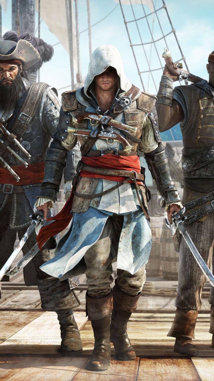 Assassins Creed Black Flag, Soldier, Uniform, Troop, Infantry. Wallpaper in 720x1280 Resolution