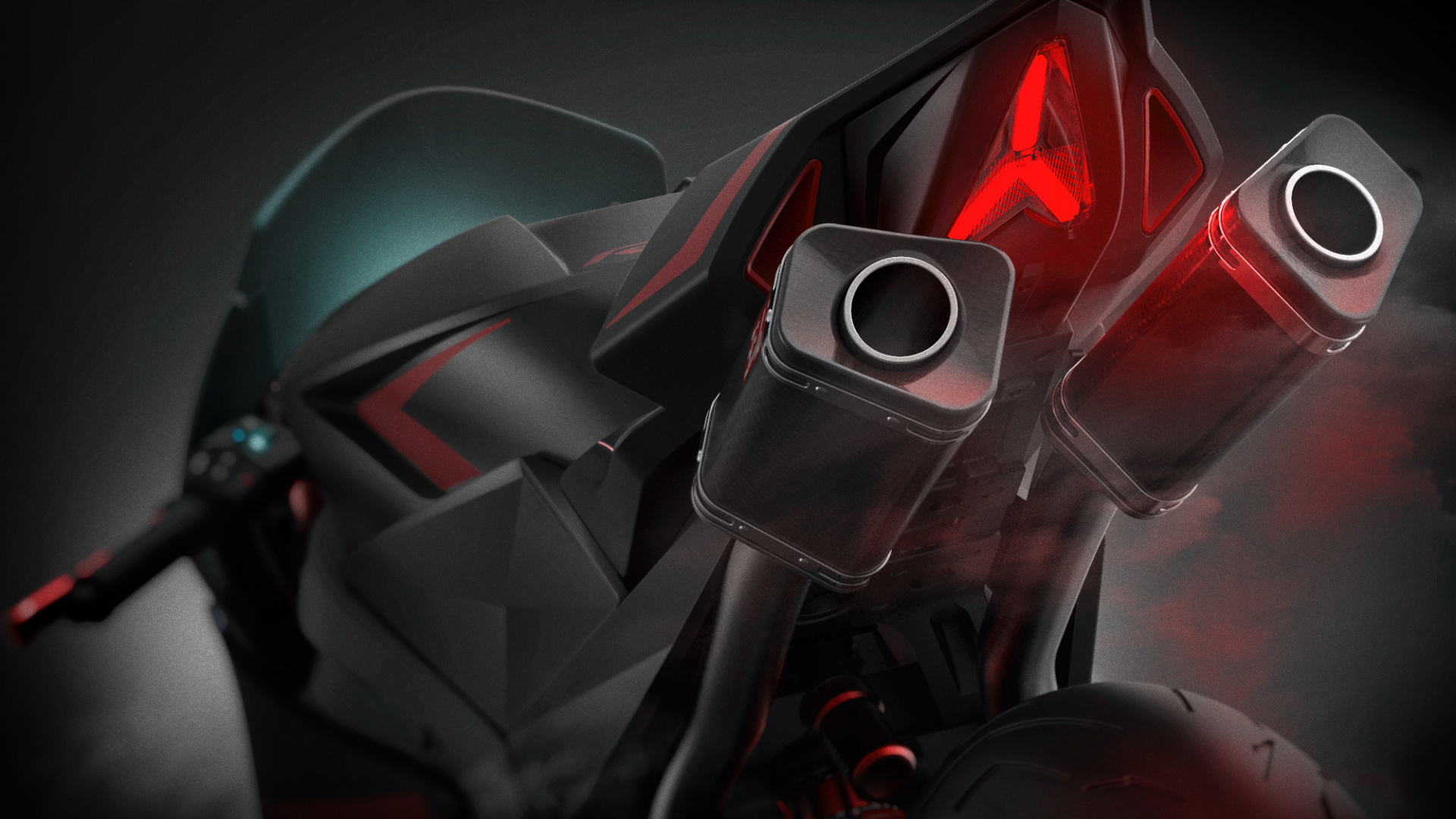 Black and Red Car Steering Wheel. Wallpaper in 1920x1080 Resolution