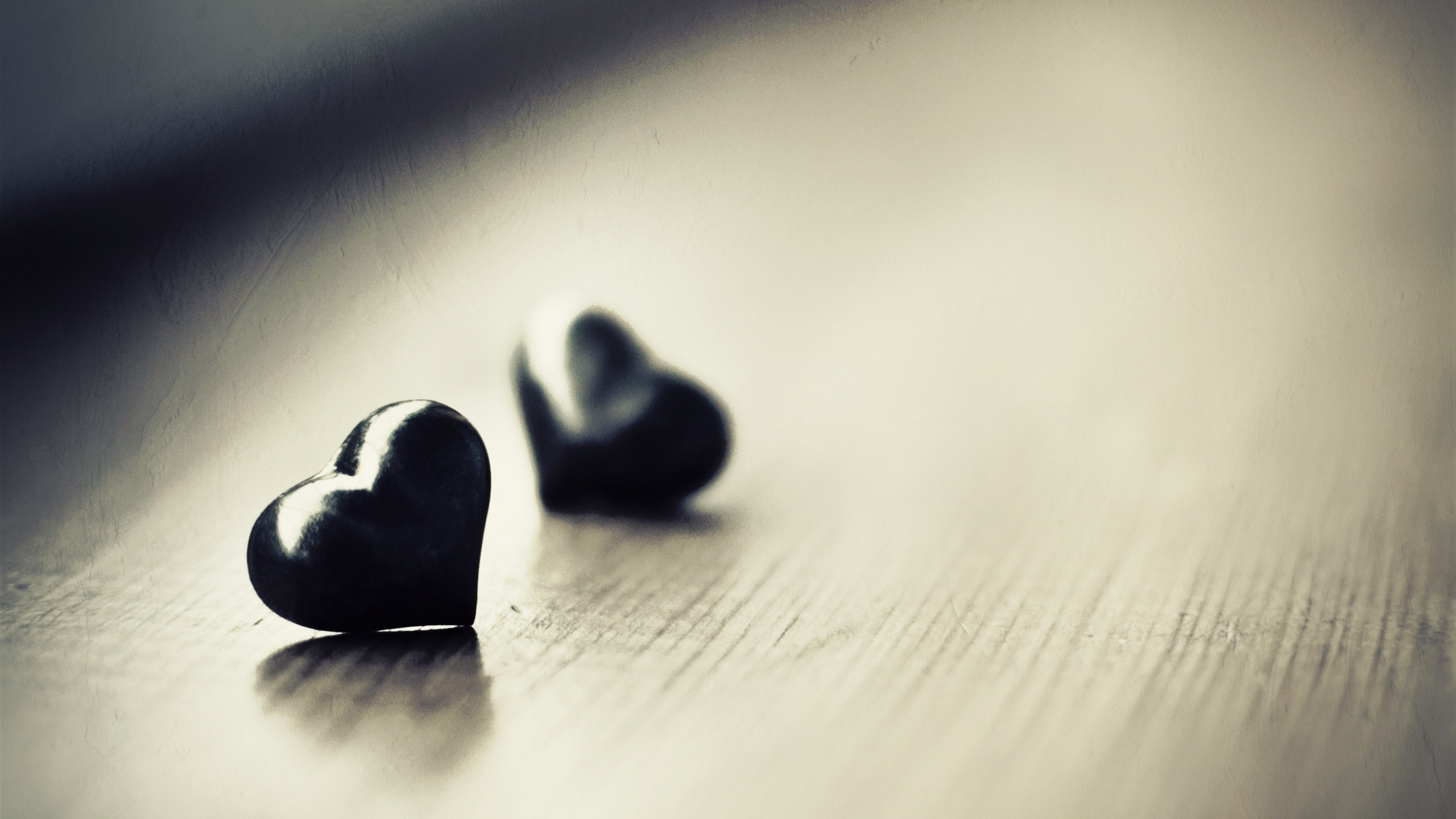 Black, Monochrome, Interpersonal Relationship, Macro Photography, Hug. Wallpaper in 2560x1440 Resolution