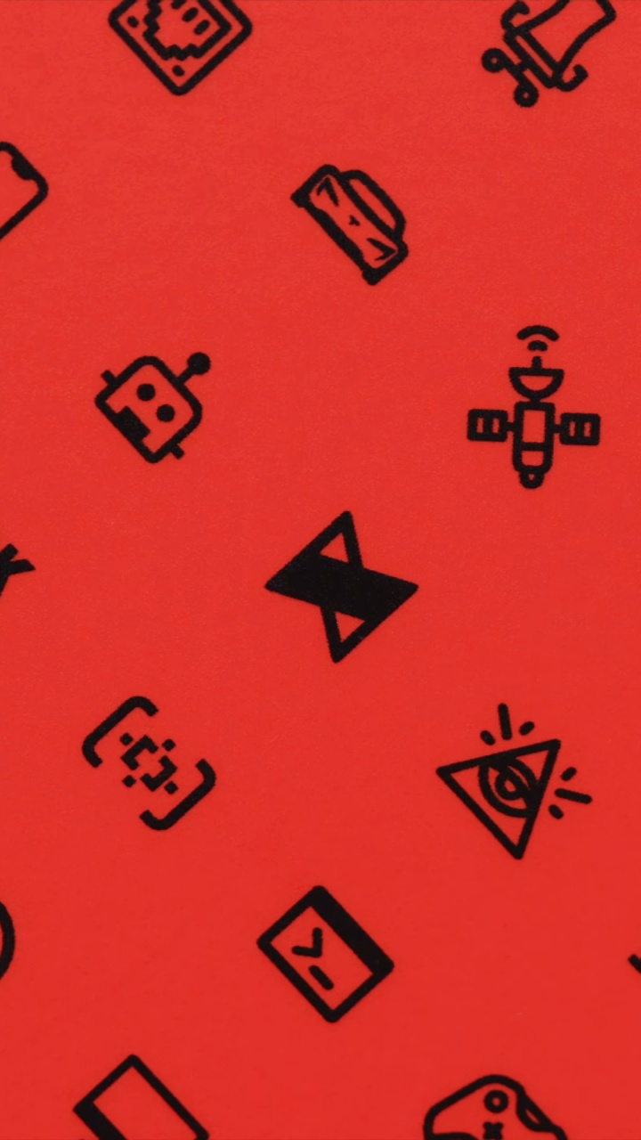 Heart, Icon, Textile, Orange, Rectangle. Wallpaper in 720x1280 Resolution