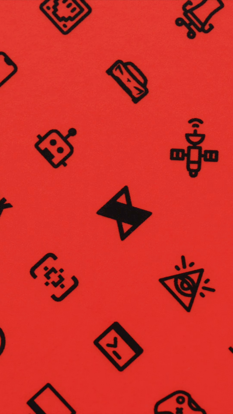 Heart, Icon, Textile, Orange, Rectangle. Wallpaper in 750x1334 Resolution