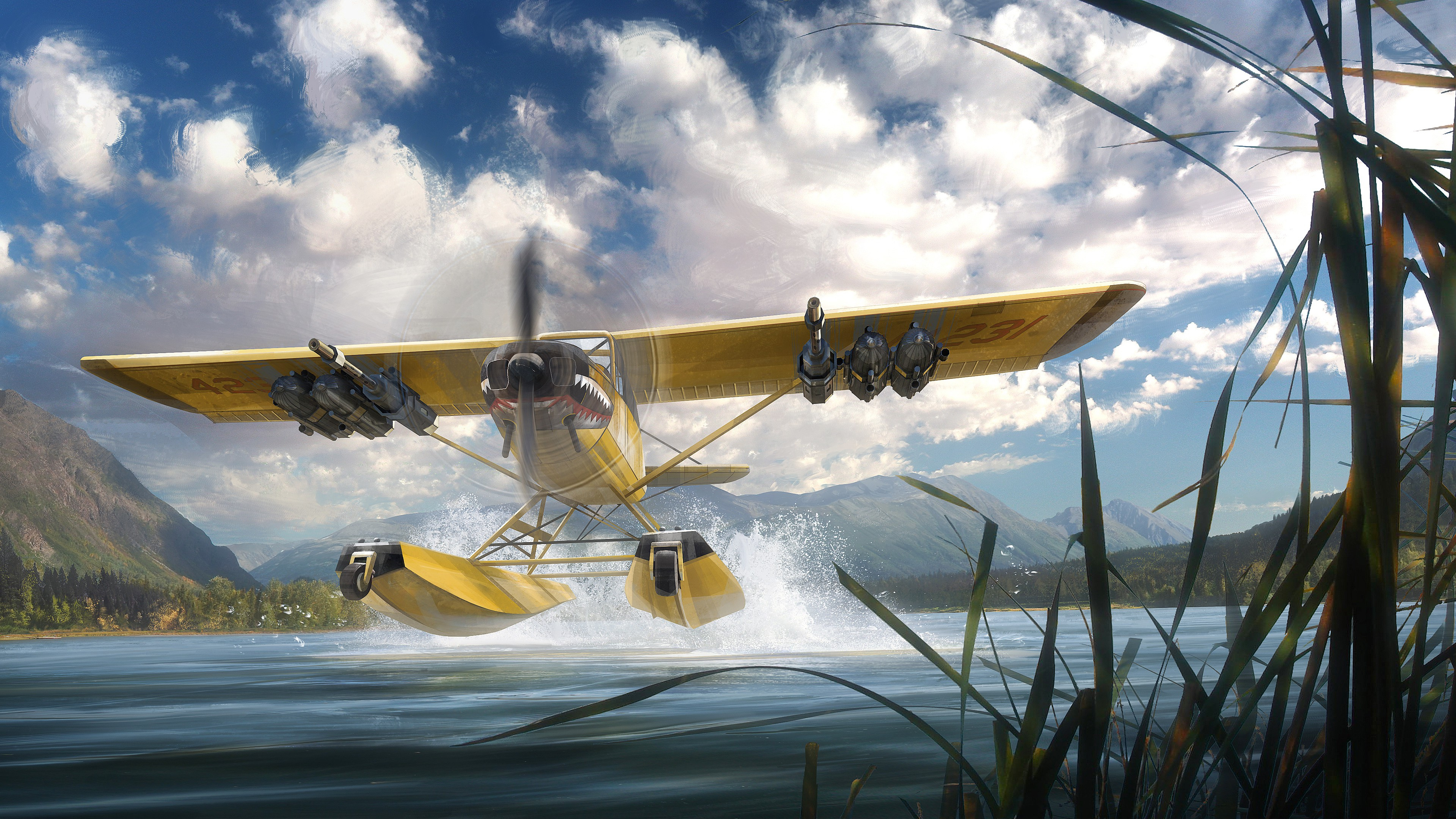 远5, 远远不是原始的, 航空, 航班, 光飞机 壁纸 3840x2160 允许