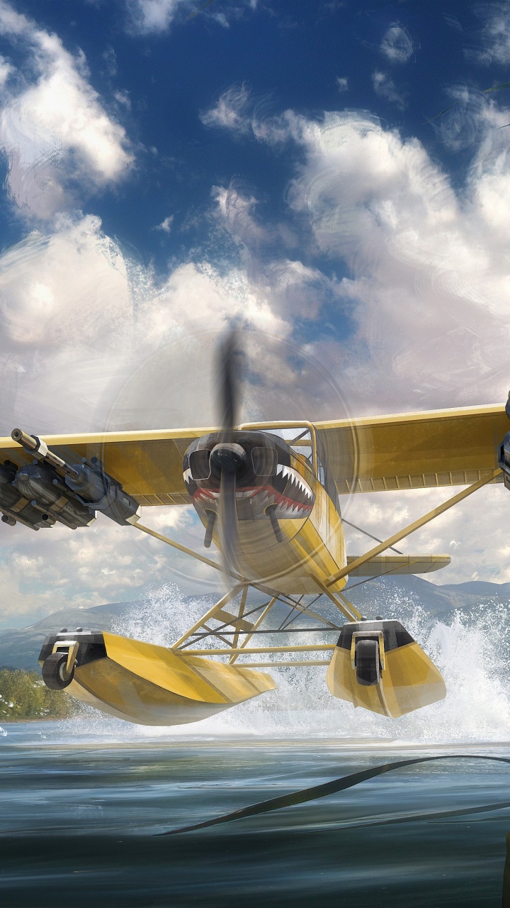 Seaplane, Far Cry 5, Far Cry Primal, Airplane, Aircraft. Wallpaper in 720x1280 Resolution