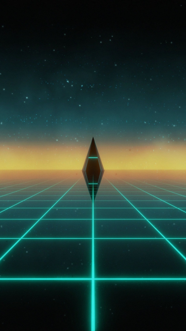 Ciel Bleu et Blanc au Coucher du Soleil. Wallpaper in 720x1280 Resolution