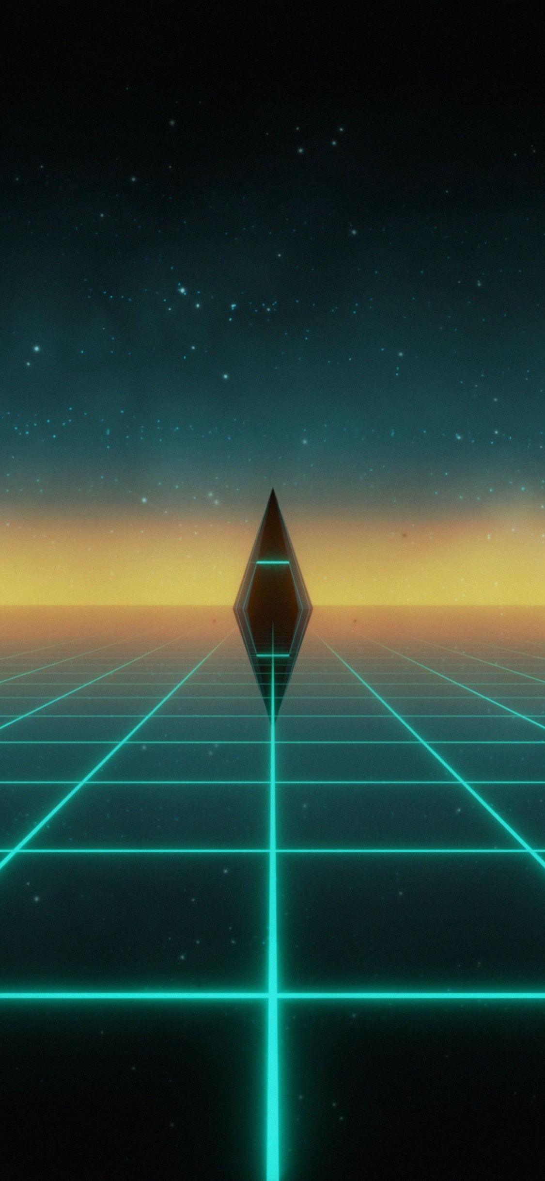 Cielo Azul y Blanco Durante la Puesta de Sol. Wallpaper in 1125x2436 Resolution