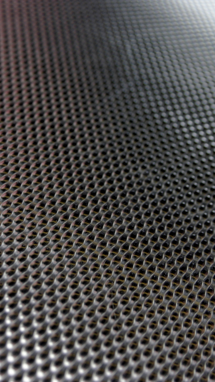 Schwarz-weiß Gepunktetes Textil. Wallpaper in 750x1334 Resolution