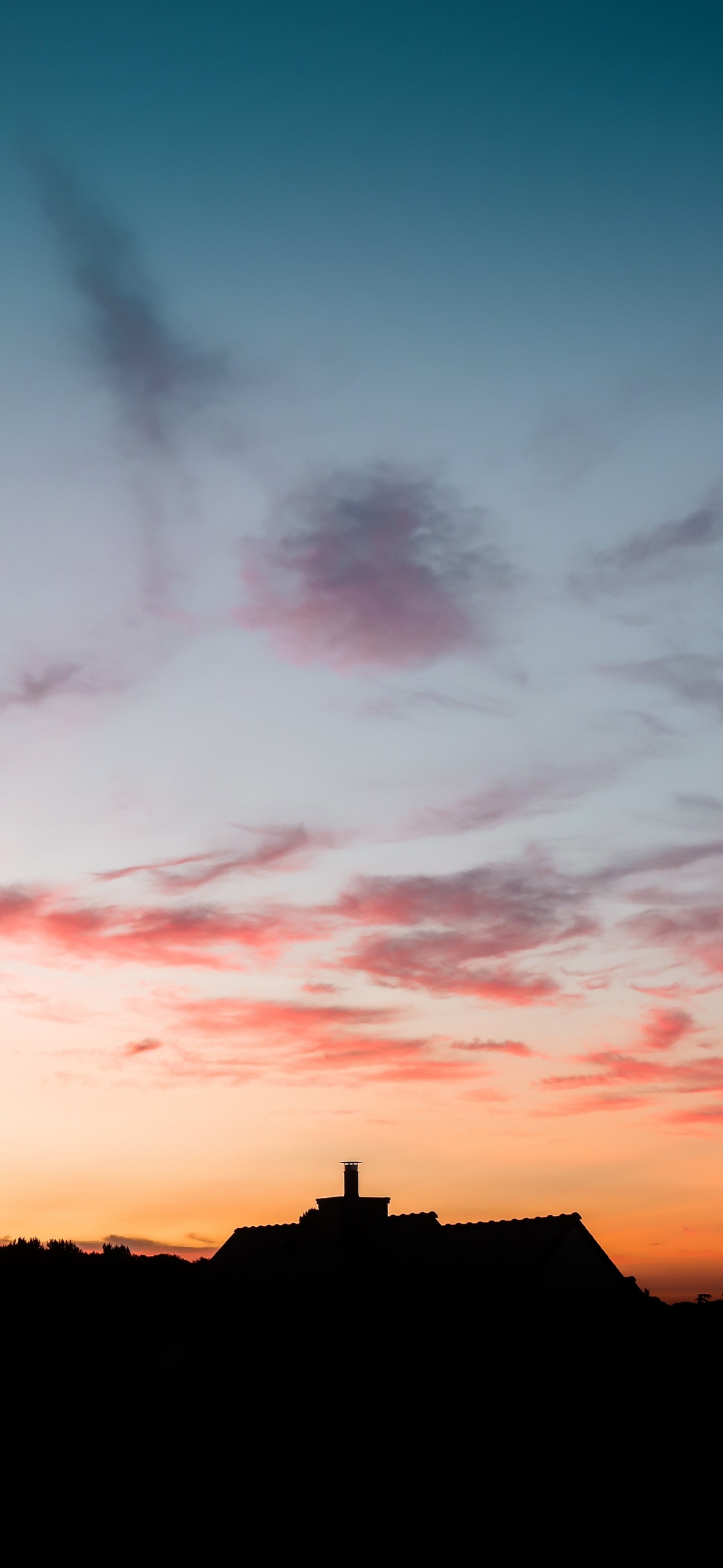 Dawn, Sunset, Afterglow, Cloud, Horizon. Wallpaper in 1125x2436 Resolution