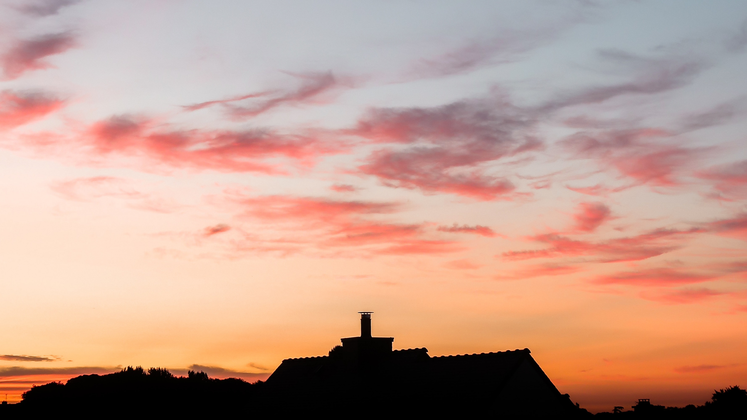 Amanecer, Puesta, Afterglow, Noche, Atardecer. Wallpaper in 2560x1440 Resolution