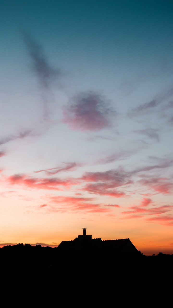 Amanecer, Puesta, Afterglow, Noche, Atardecer. Wallpaper in 720x1280 Resolution