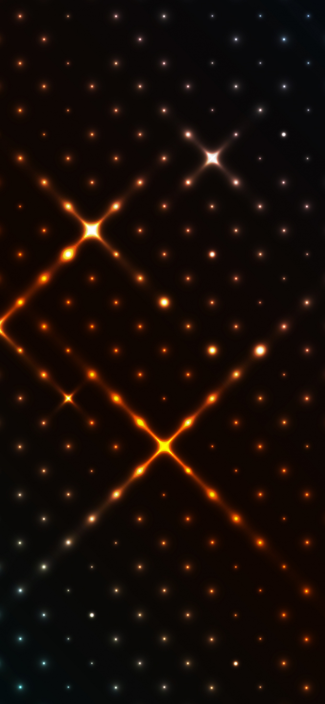 Blaue Und Weiße Lichtillustration. Wallpaper in 1242x2688 Resolution