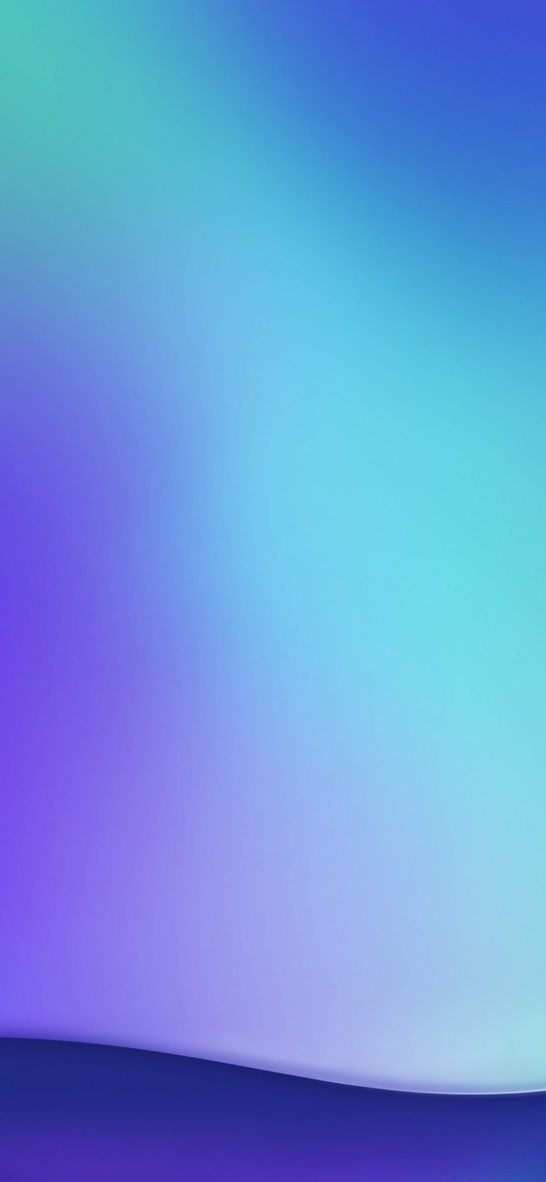 ZTE, ZTE Blade V9, Blue, la Pureté de la Couleur, Aqua. Wallpaper in 1125x2436 Resolution