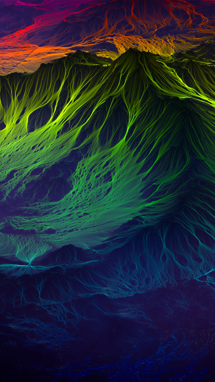 Razer Phone, Razer, Razer Phone 2, IOS, la Pureté de la Couleur. Wallpaper in 750x1334 Resolution