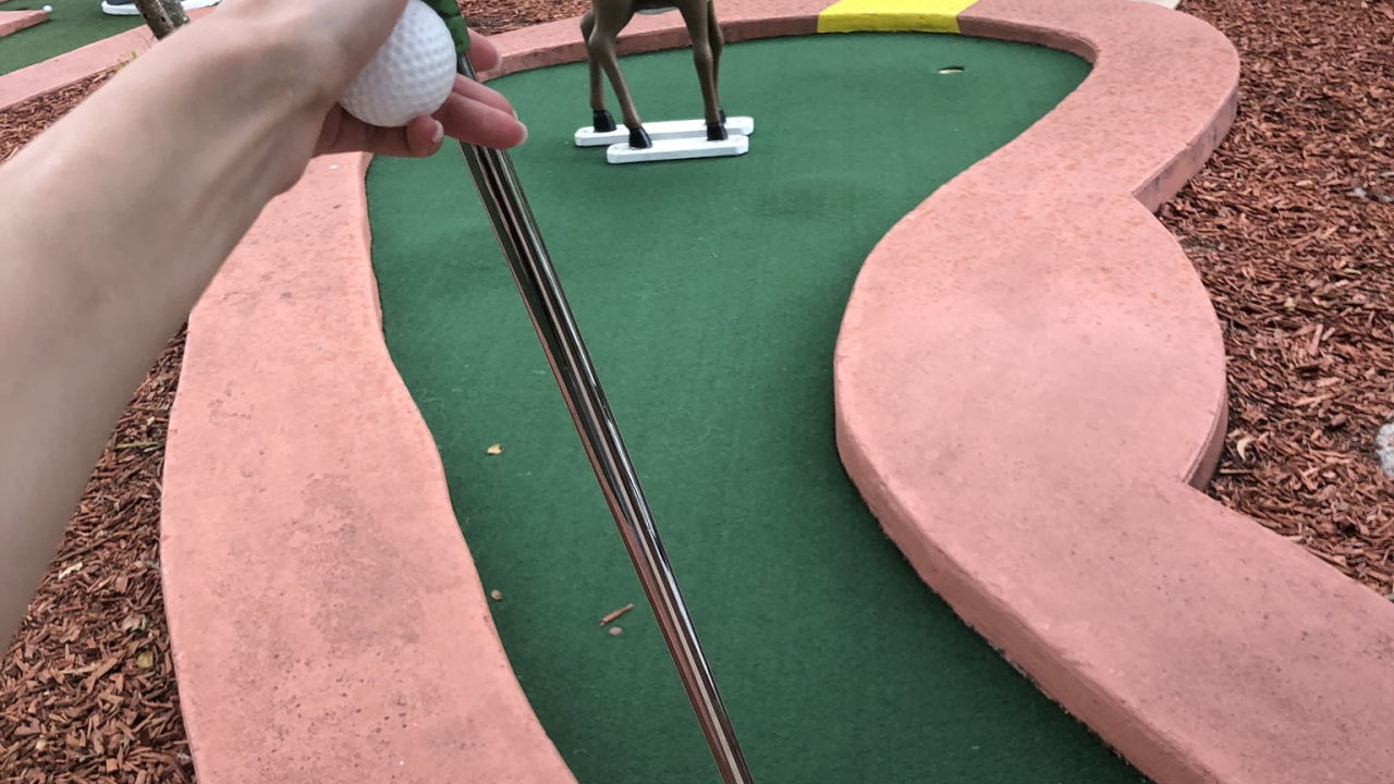 Miniature Golf, Public Space, Leaf, Leisure, Woody Plant. Wallpaper in 1280x720 Resolution