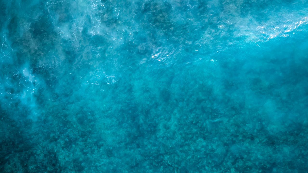 Water, Sea, Azure, Fluid, Underwater. Wallpaper in 1280x720 Resolution