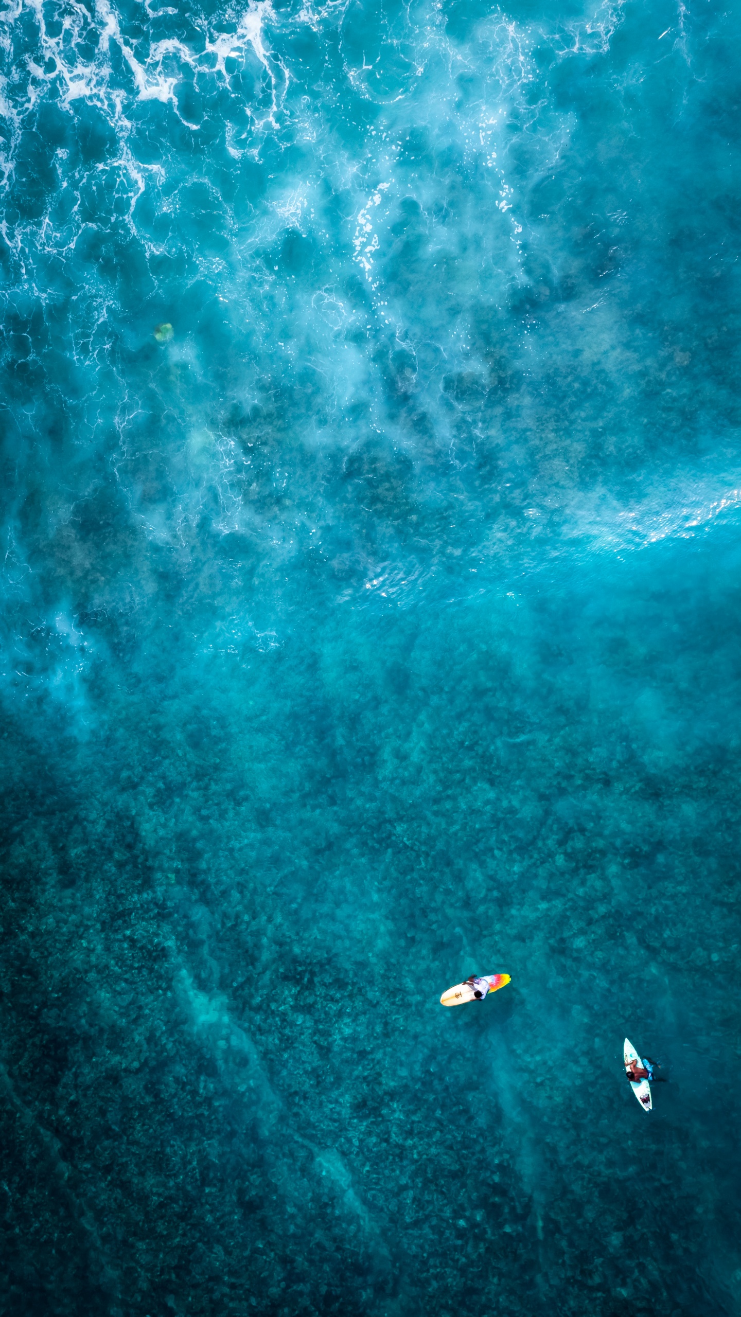 Water, Sea, Azure, Fluid, Underwater. Wallpaper in 1440x2560 Resolution