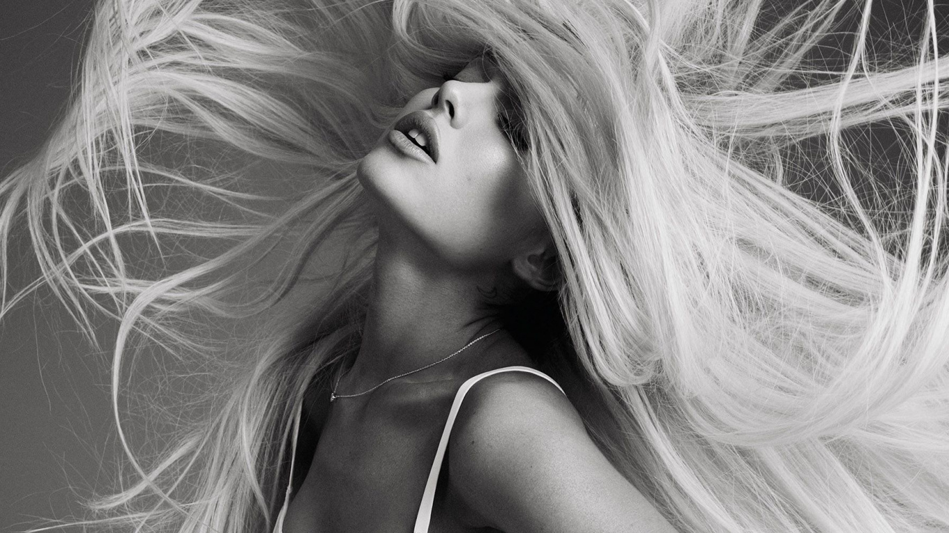 Magazine, Hair, Face, Blond, Beauty. Wallpaper in 1366x768 Resolution