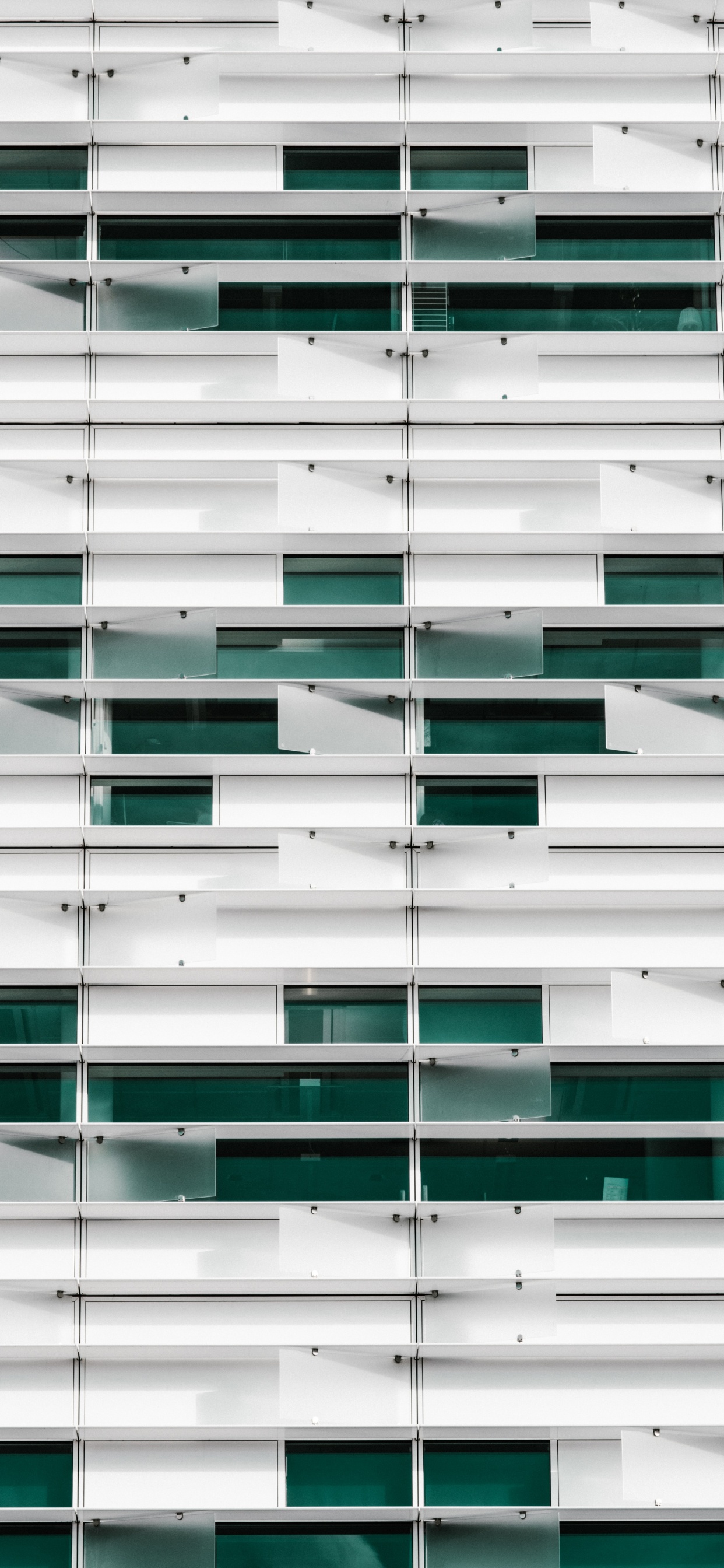 White and Black Concrete Building. Wallpaper in 1242x2688 Resolution