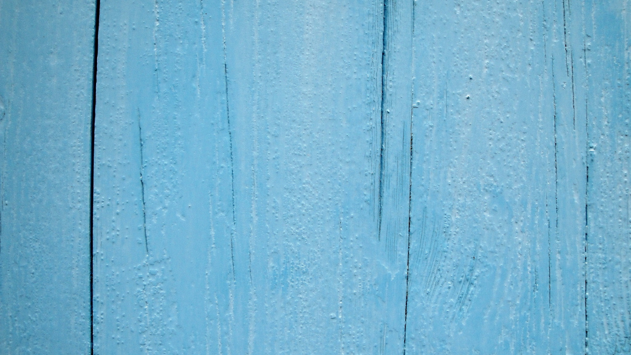 Planche de Bois Bleue Avec Peinture Noire. Wallpaper in 1280x720 Resolution