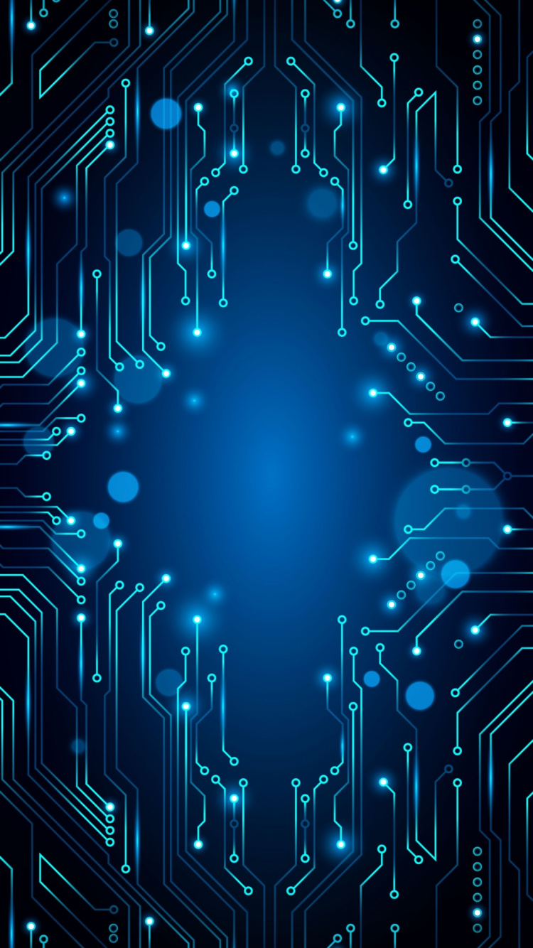 Blue, Lumière, Azure, Art, Ligne. Wallpaper in 750x1334 Resolution