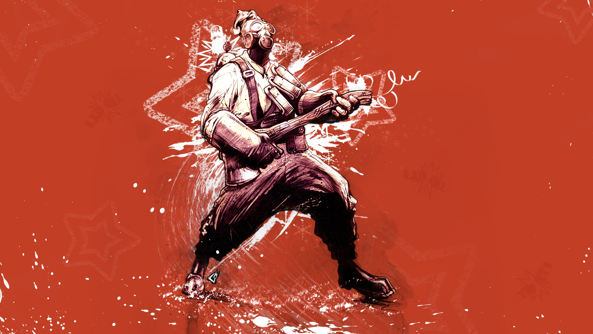 Team Fortress 2, Ilustración, Artes Visuales, Diseño Gráfico, Bailarina. Wallpaper in 1920x1080 Resolution