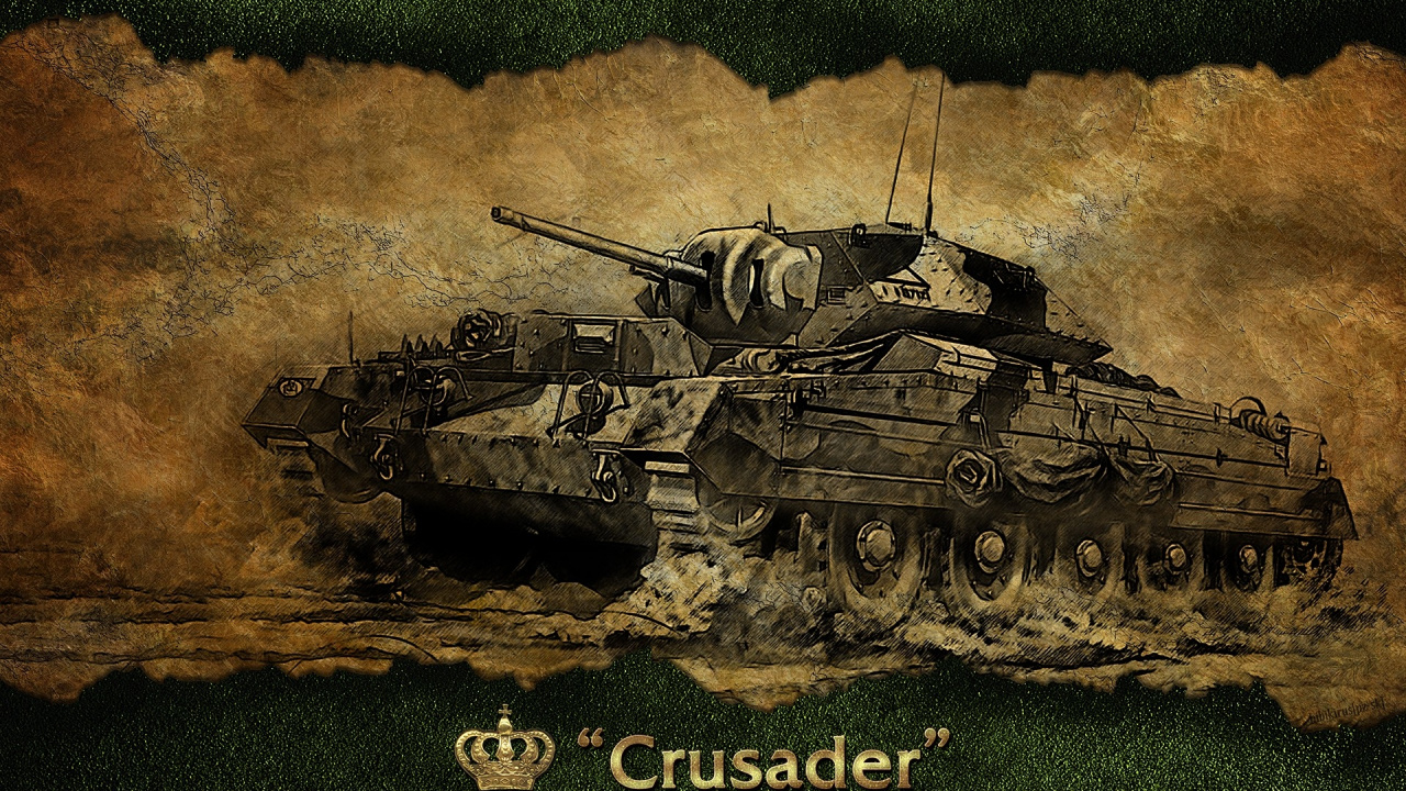 Crusader Tank, World of Tanks, Tank, Churchill Tank, Self Propelled Artillery. Wallpaper in 1280x720 Resolution