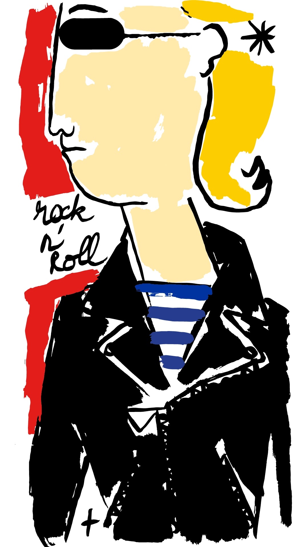 OnePlus 5, Hombre, Wechat, Amarillo, Arte. Wallpaper in 1080x1920 Resolution