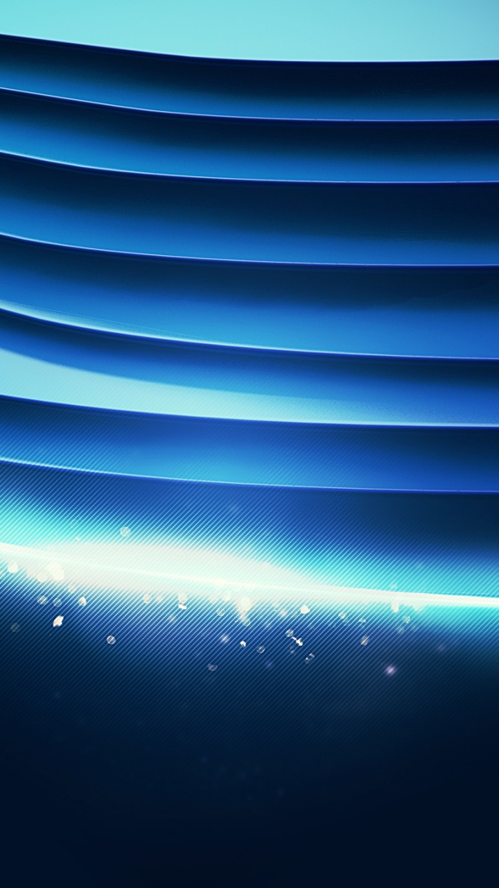 抽象艺术, 光, 电蓝色的, 气氛, 天空 壁纸 720x1280 允许