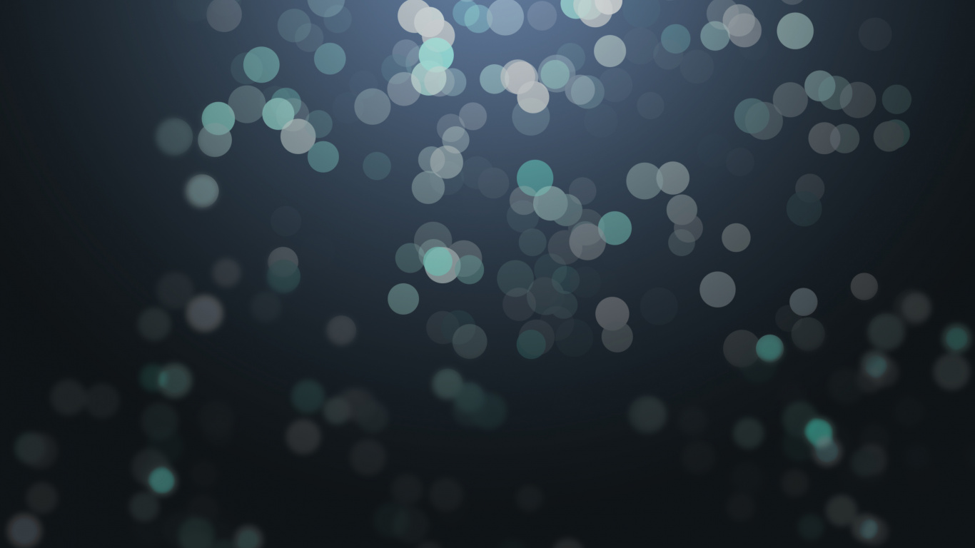 Bokeh de Luz Blanca y Azul. Wallpaper in 1366x768 Resolution