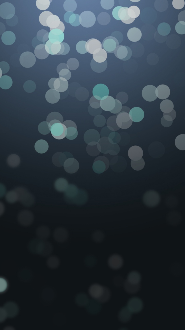 Weißes Und Blaues Licht-Bokeh. Wallpaper in 720x1280 Resolution