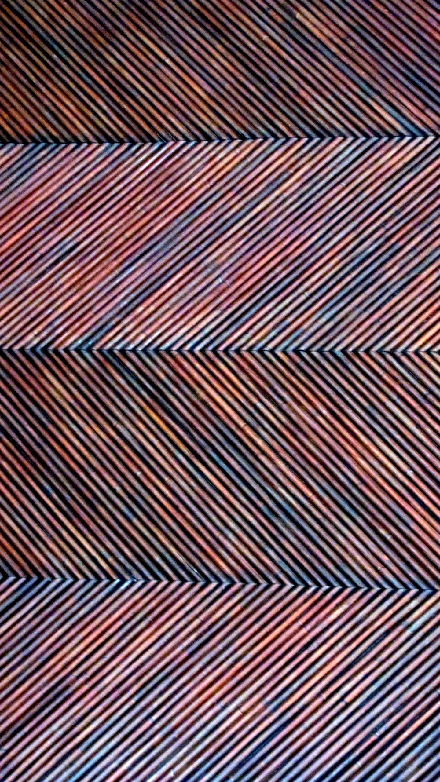 Textile Rayé Marron et Noir. Wallpaper in 1440x2560 Resolution