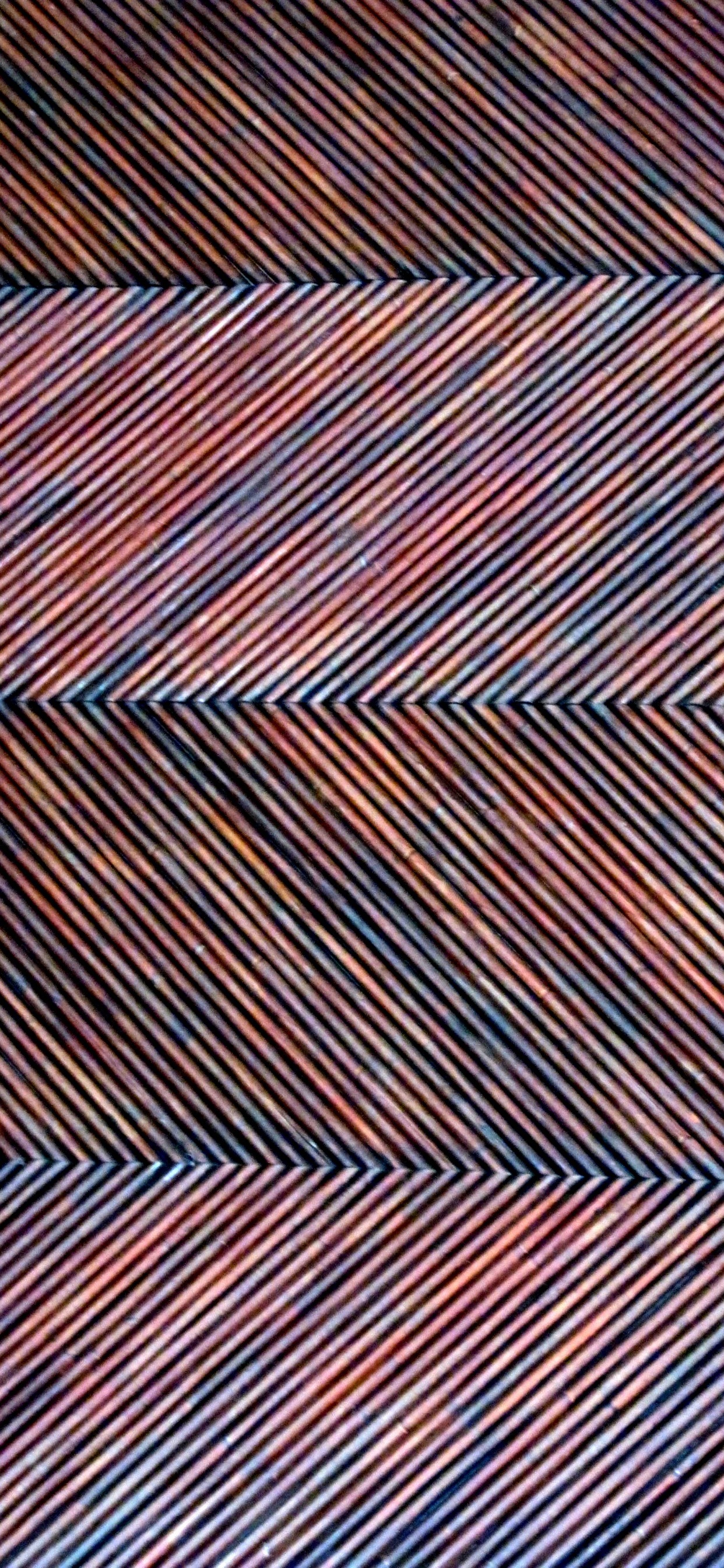 Braun-schwarz Gestreiftes Textil. Wallpaper in 1242x2688 Resolution