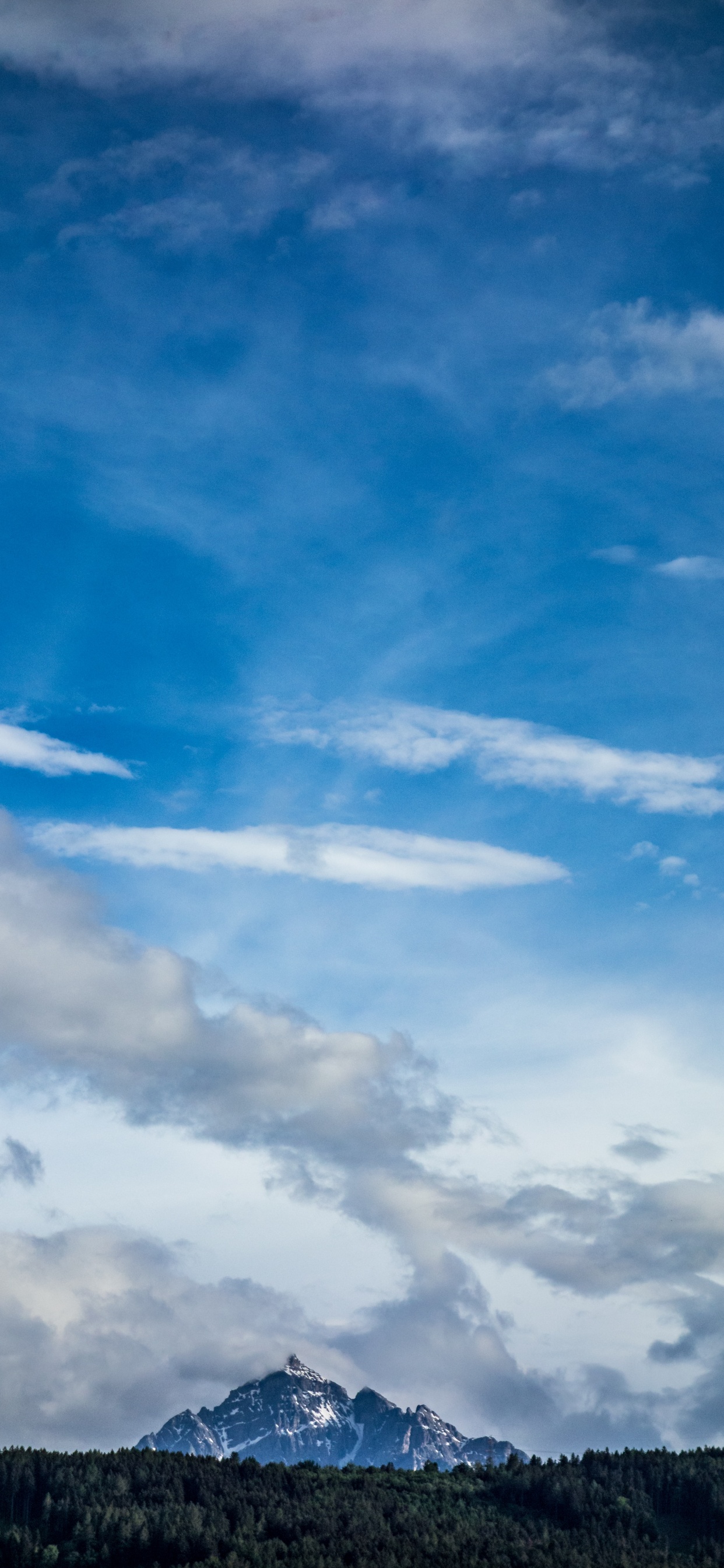 la Journée, Blue, L'heure Dorée, Ciel, Cumulus. Wallpaper in 1242x2688 Resolution
