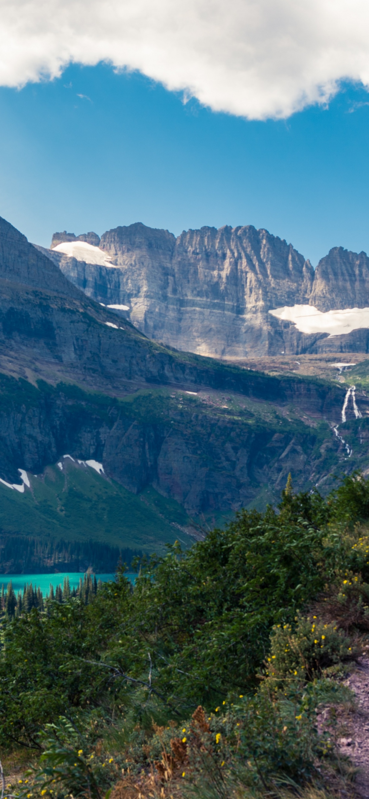 Spring Break Montana, Grinnell Glacier, Whitefish, Whitefish Mountain Resort, Yellowstone National Park. Wallpaper in 1242x2688 Resolution