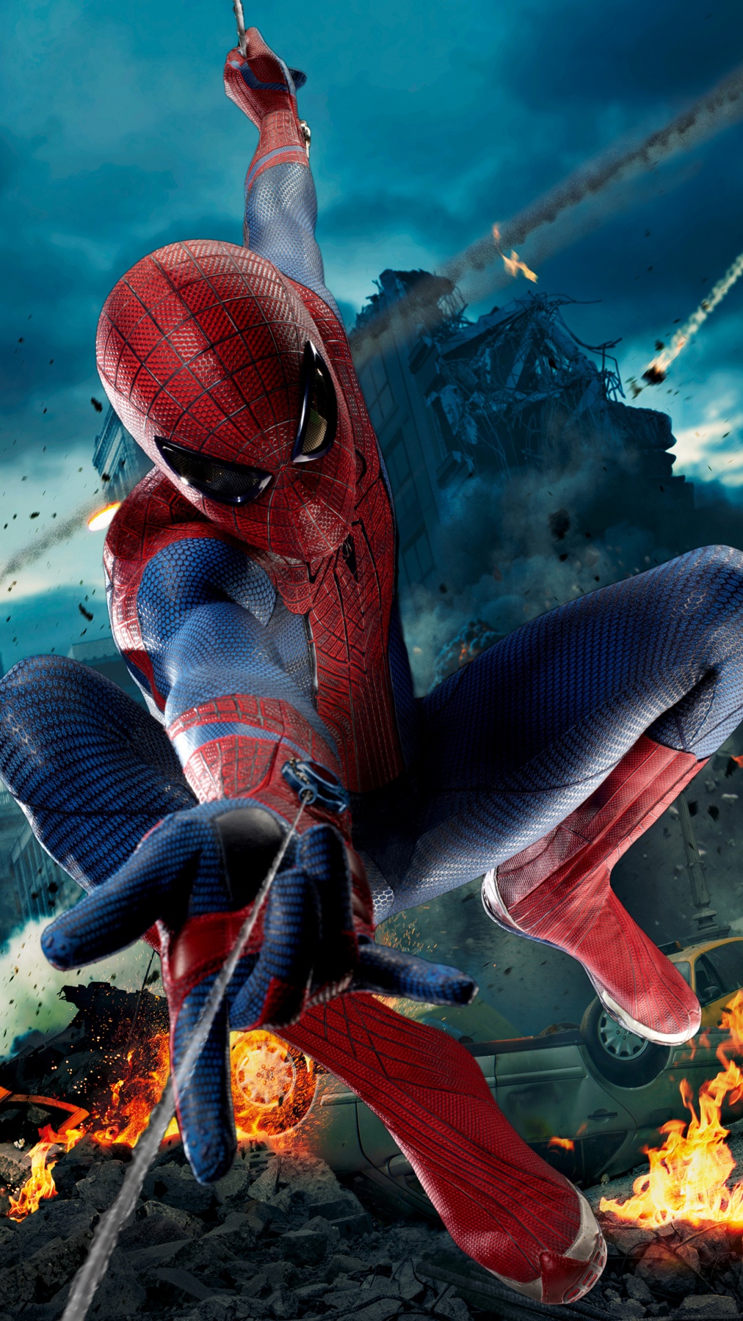 Poisson Rouge et Blanc en Feu. Wallpaper in 1080x1920 Resolution