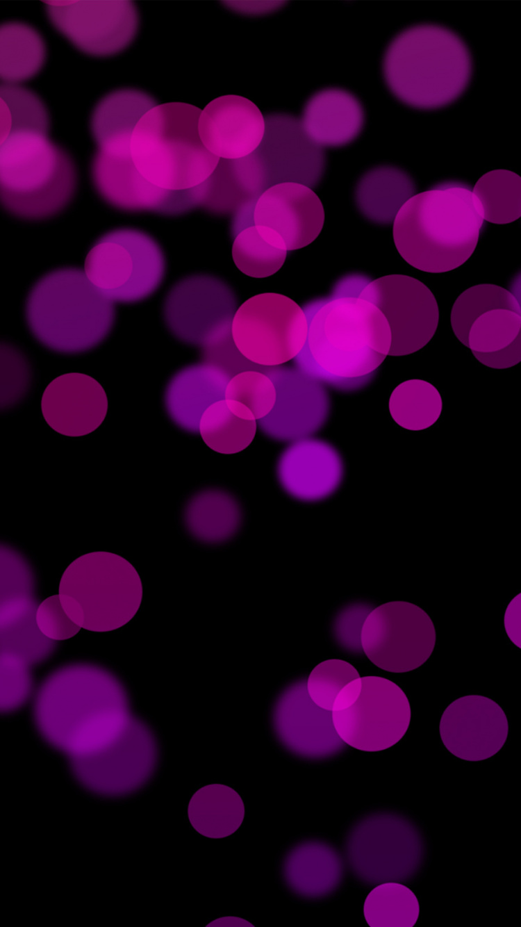Purple and Pink Polka Dot Illustration. Wallpaper in 750x1334 Resolution
