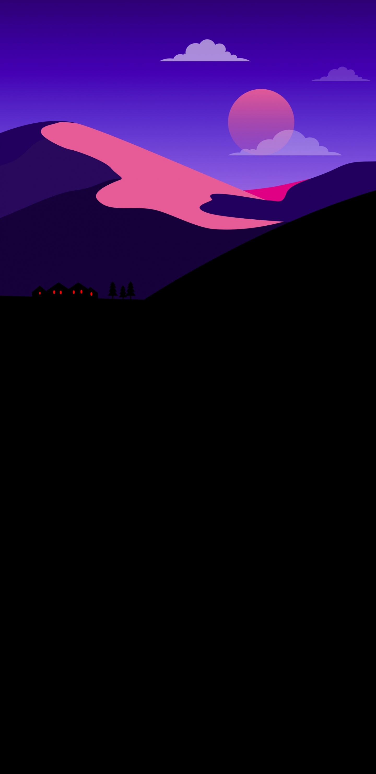 Lanceur Nova, D'autres, Atmosphère, Purple, Paysage Naturel. Wallpaper in 1440x2960 Resolution