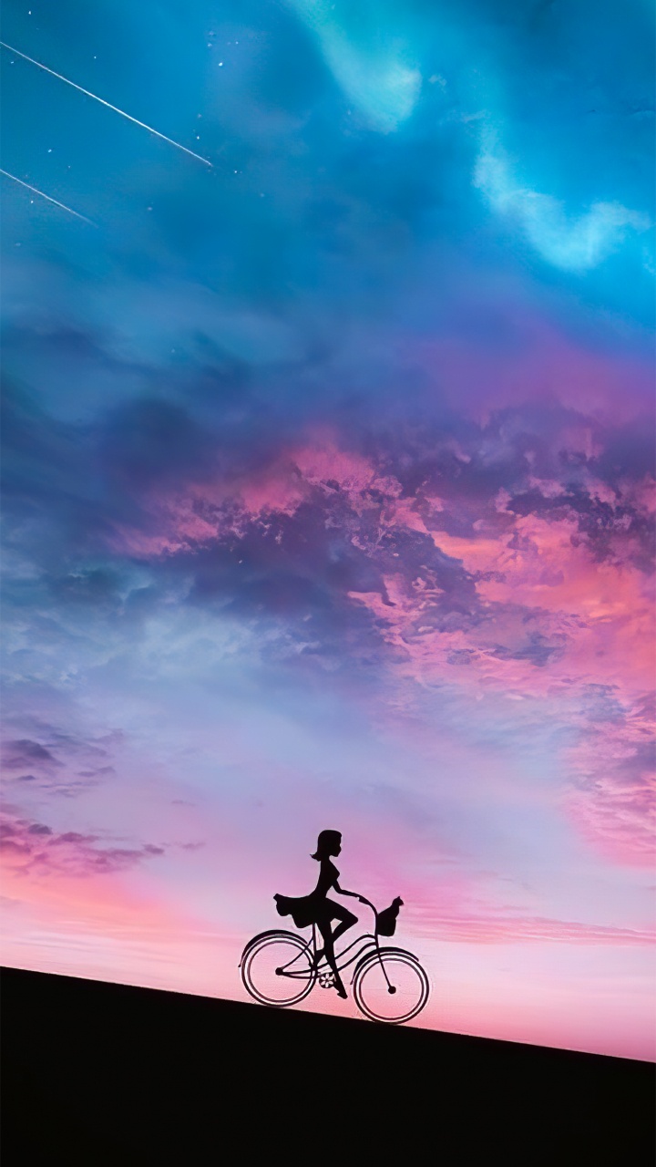 Hybrid Bicycle, Bike, Bike Wheel, Tire, Wheel. Wallpaper in 720x1280 Resolution