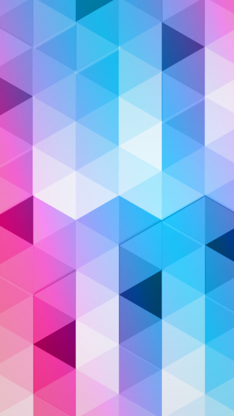 Ilustración Rosa Azul y Amarilla. Wallpaper in 750x1334 Resolution