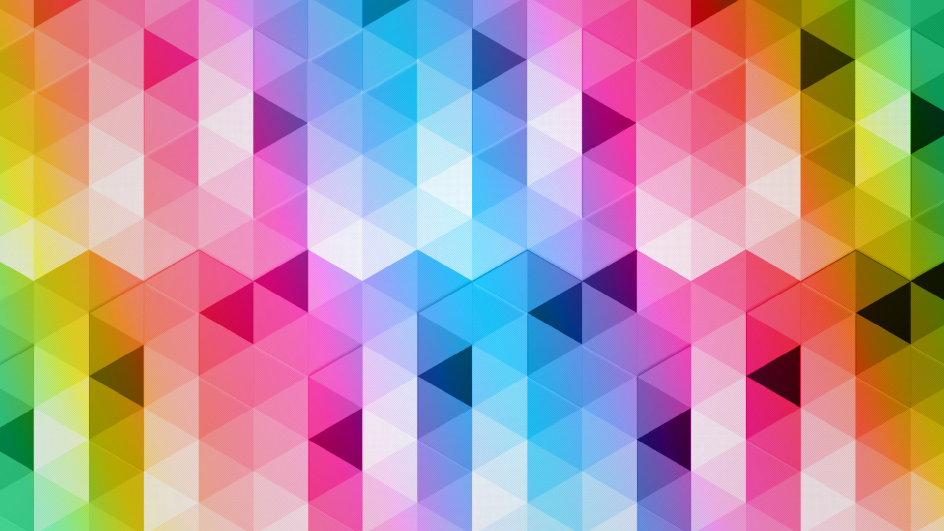Pink Blue and Yellow Illustration. Wallpaper in 1920x1080 Resolution