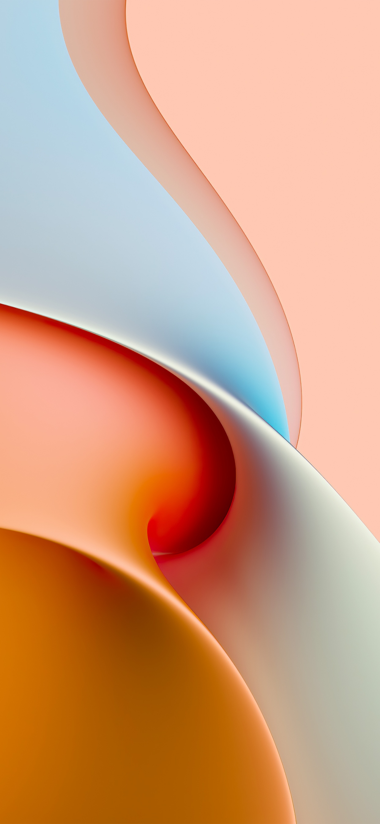 Orange, Art, de Teintes et de Nuances, Peach, Magenta. Wallpaper in 1242x2688 Resolution