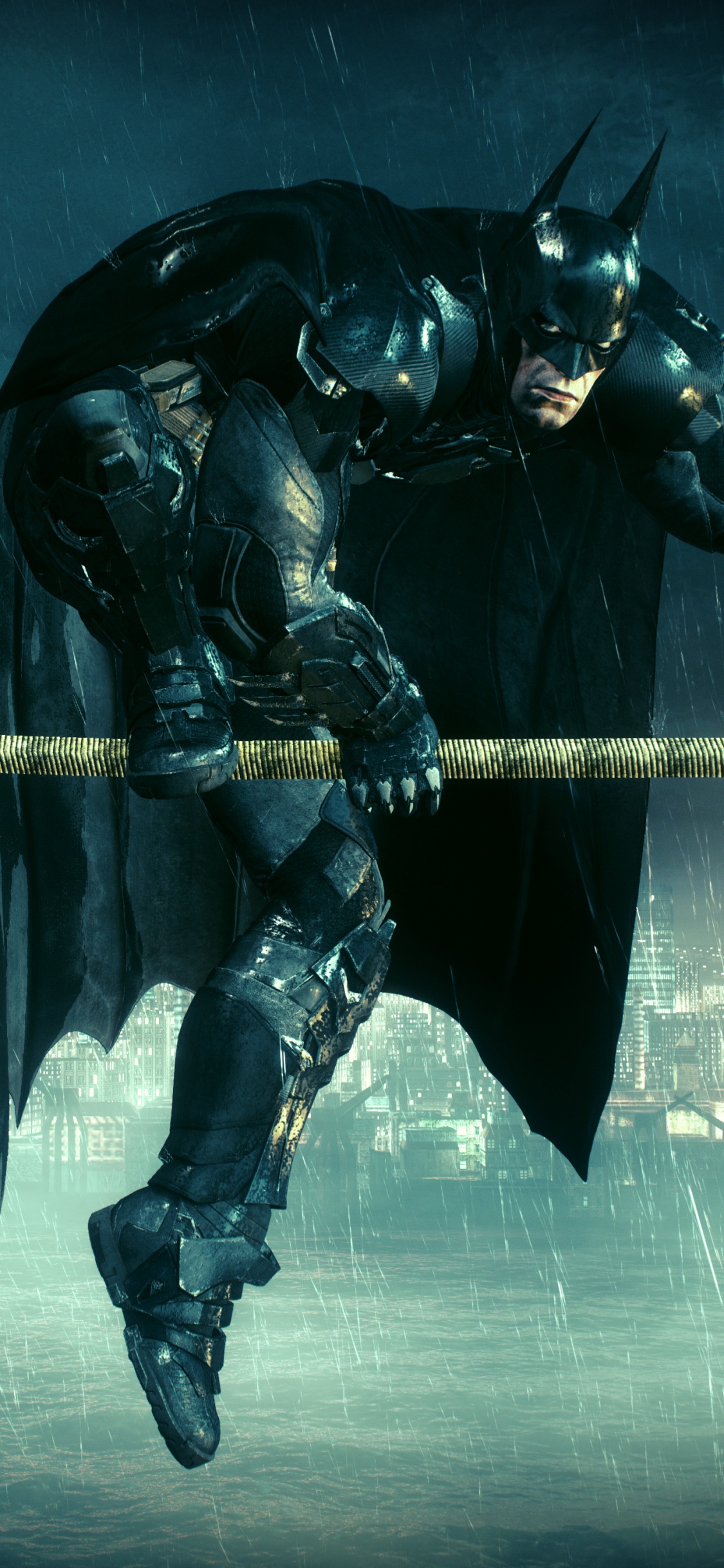 Batman Arkham Knight, Batman, Catwoman, Juego de Pc, Composición Digital. Wallpaper in 1125x2436 Resolution