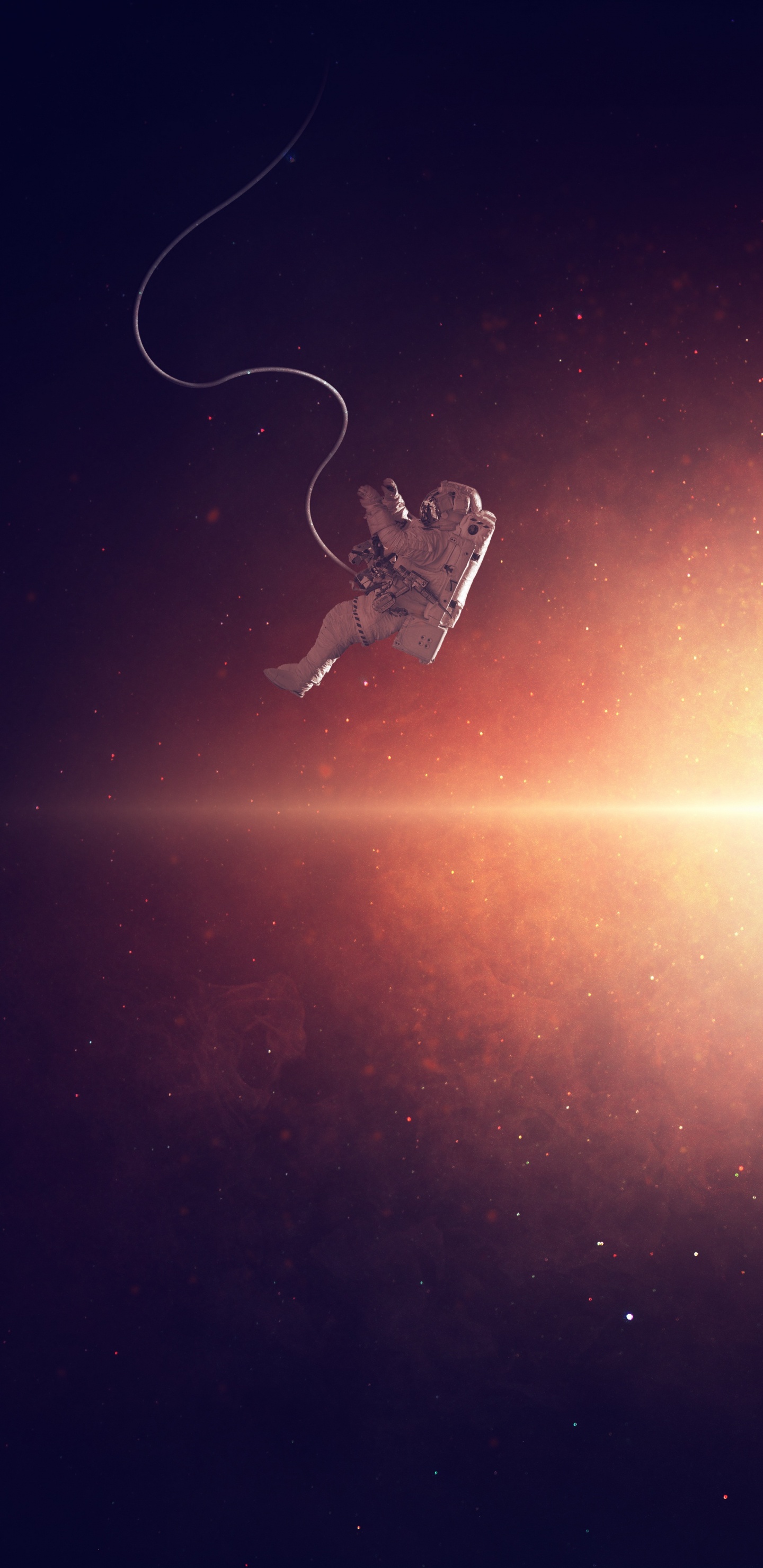 Mann Reitet Auf Pferd Abbildung. Wallpaper in 1440x2960 Resolution