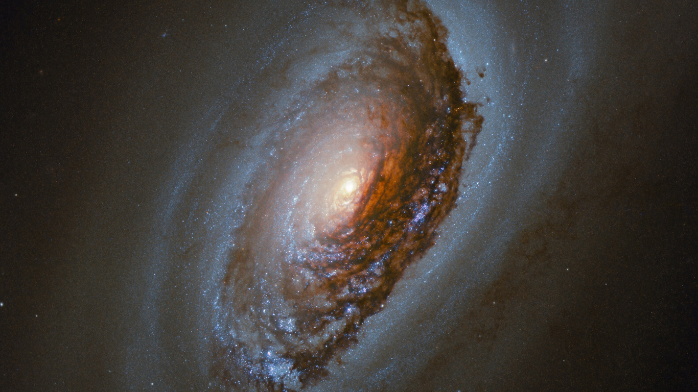 Evil Eye Galaxy, Black Eye Galaxy, Galaxy, Universe, Spiral Galaxy. Wallpaper in 1366x768 Resolution