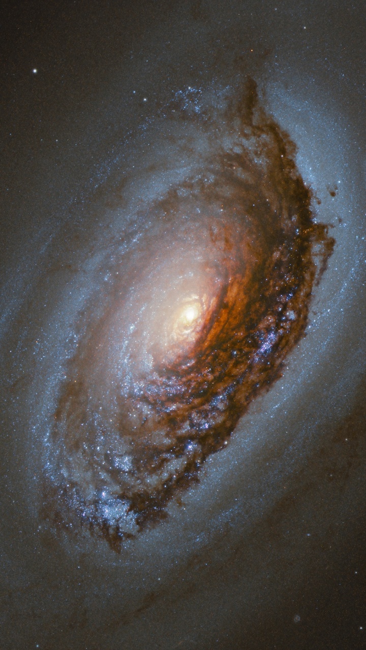 Galaxia Del Mal de Ojo, Galaxia Del Ojo Negro, Galaxia, Universo, Galaxia Espiral. Wallpaper in 720x1280 Resolution