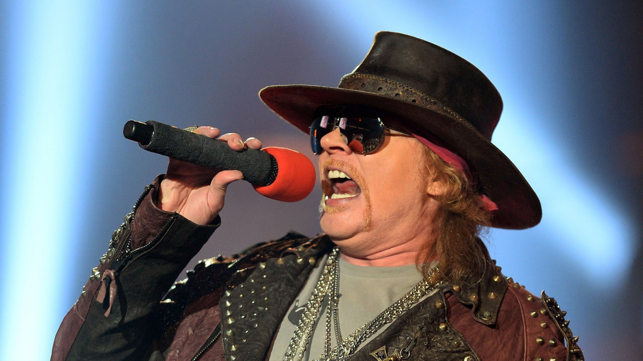 Axl Rose, Guns N Roses, ac Dc, la Voz Principal, el Artista de Música. Wallpaper in 1280x720 Resolution